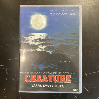 Creature - vaara syvyydestä DVD (VG+/M-) -kauhu-